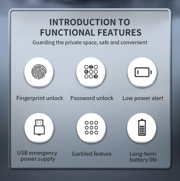 KERONG ηλεκτροπύρος KR-S1030, συνδυασμού & fingerprint, μαύρος - Image 2