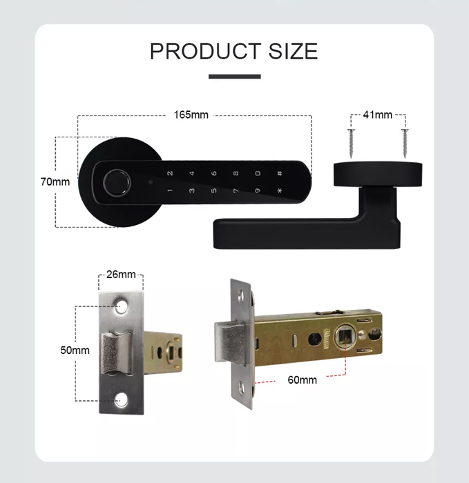 SECUKEY ηλεκτροπύρος D100-BT, συνδυασμού & fingerprint, μαύρος - Image 4